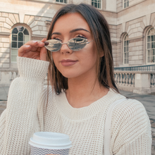 Load image into Gallery viewer, Shanghai Sunglasses in 'Silver'